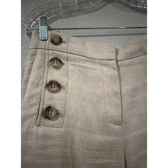 Ann Taylor Petite Linen Cotton Blend Sailor Trousers Size 2P - Picture 6 of 6